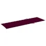 Tumbona con cojín rojo tinto madera de pino impregnada by , Loungers - Ref: Foro24-3065858, Price: 122,62 €, Discount: %