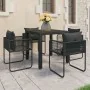 Set de comedor de jardín de 5 piezas PVC ratán negro von , Gartensets - Ref: Foro24-3060101, Preis: 447,94 €, Rabatt: %