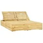 Tumbona doble y cojines gris taupé madera pino impregnada von , Liegen - Ref: Foro24-3065977, Preis: 324,58 €, Rabatt: %