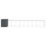 Caseta perros con corral acero galvanizado gris 214x1069x181 cm von , Hundehütten - Ref: Foro24-3189135, Preis: 961,35 €, Rab...