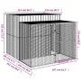 Caseta perros corral acero galvanizado gris claro 214x253x181cm von , Hundehütten - Ref: Foro24-3189137, Preis: 412,13 €, Rab...