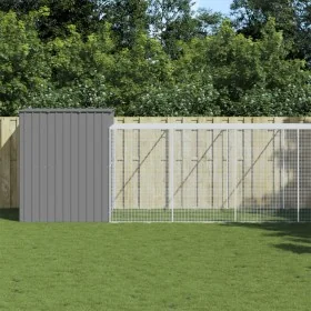 Caseta perro corral acero galvanizado gris claro 214x1273x181cm von , Hundehütten - Ref: Foro24-3189142, Preis: 1,00 €, Rabat...