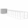 Caseta perro corral acero galvanizado gris claro 214x1273x181cm by , Dog kennels - Ref: Foro24-3189142, Price: 1,00 €, Discou...