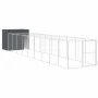 Caseta perros con corral acero galvanizado gris 214x1069x181 cm von , Hundehütten - Ref: Foro24-3189123, Preis: 900,88 €, Rab...