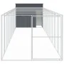 Caseta perros con corral acero galvanizado gris 214x1069x181 cm von , Hundehütten - Ref: Foro24-3189123, Preis: 900,88 €, Rab...