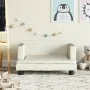Sofá para niños de terciopelo crema 60x40x30 cm by , Baby and Toddler Furniture - Ref: Foro24-3196323, Price: 66,40 €, Discou...