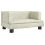 Sofá para niños de terciopelo crema 60x40x30 cm by , Baby and Toddler Furniture - Ref: Foro24-3196323, Price: 66,40 €, Discou...