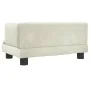 Sofá para niños de terciopelo crema 60x40x30 cm by , Baby and Toddler Furniture - Ref: Foro24-3196323, Price: 66,40 €, Discou...