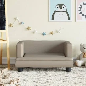 Sofá para niños de cuero sintético capuchino 60x40x30 cm by , Baby and Toddler Furniture - Ref: Foro24-3196328, Price: 68,47 ...
