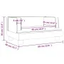 Sofá para niños de cuero sintético capuchino 60x40x30 cm von , Baby- und Kleinkindmöbel - Ref: Foro24-3196328, Preis: 68,47 €...