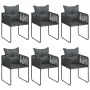 Set de comedor de jardín de 7 piezas PVC ratán negro von , Gartensets - Ref: Foro24-3060103, Preis: 597,23 €, Rabatt: %