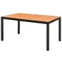 Set de comedor de jardín de 5 piezas PVC ratán negro y marrón by , Garden sets - Ref: Foro24-3060108, Price: 495,71 €, Discou...