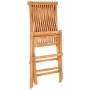 Set de bistró 3 pzas con cojines rojos madera maciza teca by , Garden sets - Ref: Foro24-3063231, Price: 200,47 €, Discount: %