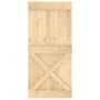 Puerta corredera con herrajes madera maciza de pino 95x210 cm von , Türen - Ref: Foro24-3203002, Preis: 200,74 €, Rabatt: %