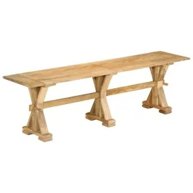 Banco de madera maciza de mango 160x35x45 cm von , Ess- und Küchenbänke - Ref: Foro24-354992, Preis: 158,40 €, Rabatt: %