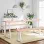 Tablero de mesa madera maciza borde natural 200x50x(2-4) cm by , Table tops - Ref: Foro24-363916, Price: 56,05 €, Discount: %
