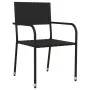 Juego de comedor de jardín 5 piezas ratán sintético negro by , Garden sets - Ref: Foro24-3156750, Price: 220,33 €, Discount: %