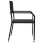 Juego de comedor de jardín 5 piezas ratán sintético negro by , Garden sets - Ref: Foro24-3156750, Price: 220,33 €, Discount: %