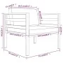 Sofás centrales 2 unidades con cojines aluminio gris antracita by , Modular outdoor sofas - Ref: Foro24-318313, Price: 449,19...