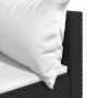 Sofá de esquina de jardín con cojines ratán sintético negro by , Outdoor sofas - Ref: Foro24-319729, Price: 95,26 €, Discount: %
