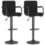 Taburetes de cocina 2 unidades terciopelo negro de , Taburetes de cocina - Ref: Foro24-334656, Precio: 142,66 €, Descuento: %