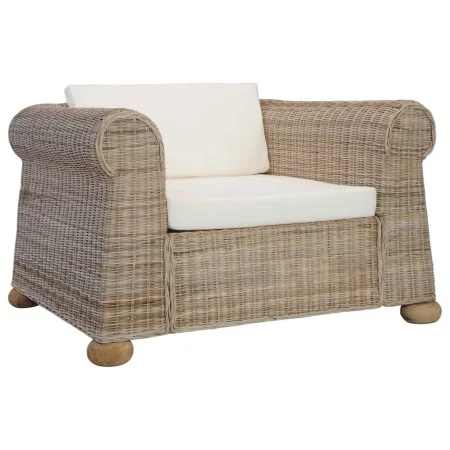 Sillón con cojines ratán natural von , Sessel - Ref: Foro24-283072, Preis: 381,88 €, Rabatt: %