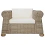 Sillón con cojines ratán natural von , Sessel - Ref: Foro24-283072, Preis: 381,88 €, Rabatt: %