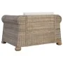 Sillón con cojines ratán natural von , Sessel - Ref: Foro24-283072, Preis: 381,88 €, Rabatt: %