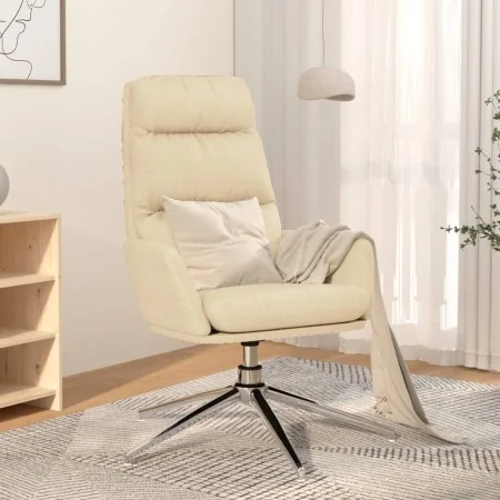 Sillón de relax de tela color crema by , Armchairs - Ref: Foro24-341132, Price: 111,21 €, Discount: %