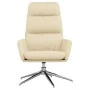 Sillón de relax de tela color crema by , Armchairs - Ref: Foro24-341132, Price: 111,21 €, Discount: %