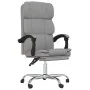 Silla de oficina reclinable de tela gris claro by , Office chairs - Ref: Foro24-349627, Price: 114,20 €, Discount: %
