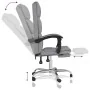 Silla de oficina reclinable de tela gris claro by , Office chairs - Ref: Foro24-349627, Price: 114,20 €, Discount: %