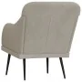 Sillón de terciopelo gris claro 63x76x80 cm by , Armchairs - Ref: Foro24-351454, Price: 98,91 €, Discount: %