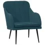 Sillón de terciopelo azul 63x76x80 cm von , Sessel - Ref: Foro24-351463, Preis: 91,43 €, Rabatt: %