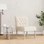 Silla tapizada con botones lino by , Easy chairs - Ref: Foro24-352462, Price: 85,64 €, Discount: %