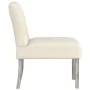 Silla tapizada con botones lino by , Easy chairs - Ref: Foro24-352462, Price: 85,64 €, Discount: %