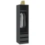 Armario con cajones de madera contrachapada gris 50x50x200 cm de , Armarios roperos - Ref: Foro24-800614, Precio: 124,97 €, D...