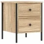 Mesita de noche madera de ingeniería roble Sonoma 40x42x50 cm de , Mesitas de noche - Ref: Foro24-825985, Precio: 66,54 €, De...