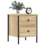 Mesita de noche madera de ingeniería roble Sonoma 40x42x50 cm de , Mesitas de noche - Ref: Foro24-825985, Precio: 66,54 €, De...