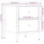 Mesita de noche madera de ingeniería roble Sonoma 40x42x50 cm de , Mesitas de noche - Ref: Foro24-825985, Precio: 66,54 €, De...