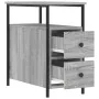Mesita de noche madera de ingeniería gris Sonoma 30x60x60 cm de , Mesitas de noche - Ref: Foro24-826069, Precio: 59,81 €, Des...