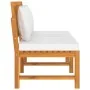 vidaxL Sofá cama con cojín madera maciza acacia crema 200x60x75 cm von , Betten im Freien - Ref: Foro24-312144, Preis: 334,29...