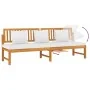 vidaxL Sofá cama con cojín madera maciza acacia crema 200x60x75 cm von , Betten im Freien - Ref: Foro24-312144, Preis: 334,29...