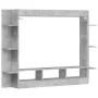 Mueble para TV madera de ingeniería gris hormigón 152x22x113 cm von , TV-Möbel - Ref: Foro24-833725, Preis: 94,91 €, Rabatt: %