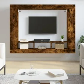 Mueble para TV madera de ingeniería roble ahumado 152x22x113 cm von , TV-Möbel - Ref: Foro24-833727, Preis: 91,90 €, Rabatt: %