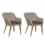 Sillas de jardín con cojines 2 unidades ratán sintético marrón by , Garden chairs - Ref: Foro24-44156, Price: 216,67 €, Disco...