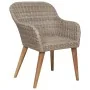 Sillas de jardín con cojines 2 unidades ratán sintético marrón by , Garden chairs - Ref: Foro24-44156, Price: 216,67 €, Disco...