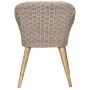 Sillas de jardín con cojines 2 unidades ratán sintético marrón by , Garden chairs - Ref: Foro24-44156, Price: 216,67 €, Disco...
