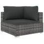 Set de muebles de jardín 8 pzas y cojines ratán sintético gris by , Garden sets - Ref: Foro24-46767, Price: 893,50 €, Discoun...
