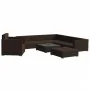 Set muebles de jardín 8 piezas y cojines ratán sintético marrón by , Garden sets - Ref: Foro24-46765, Price: 855,01 €, Discou...